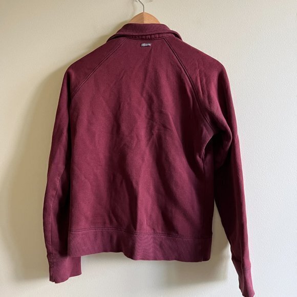 Columbia Full Zip Up Jacket Burgundy Athletic Womens Size S Pockets - Picture 4 of 4